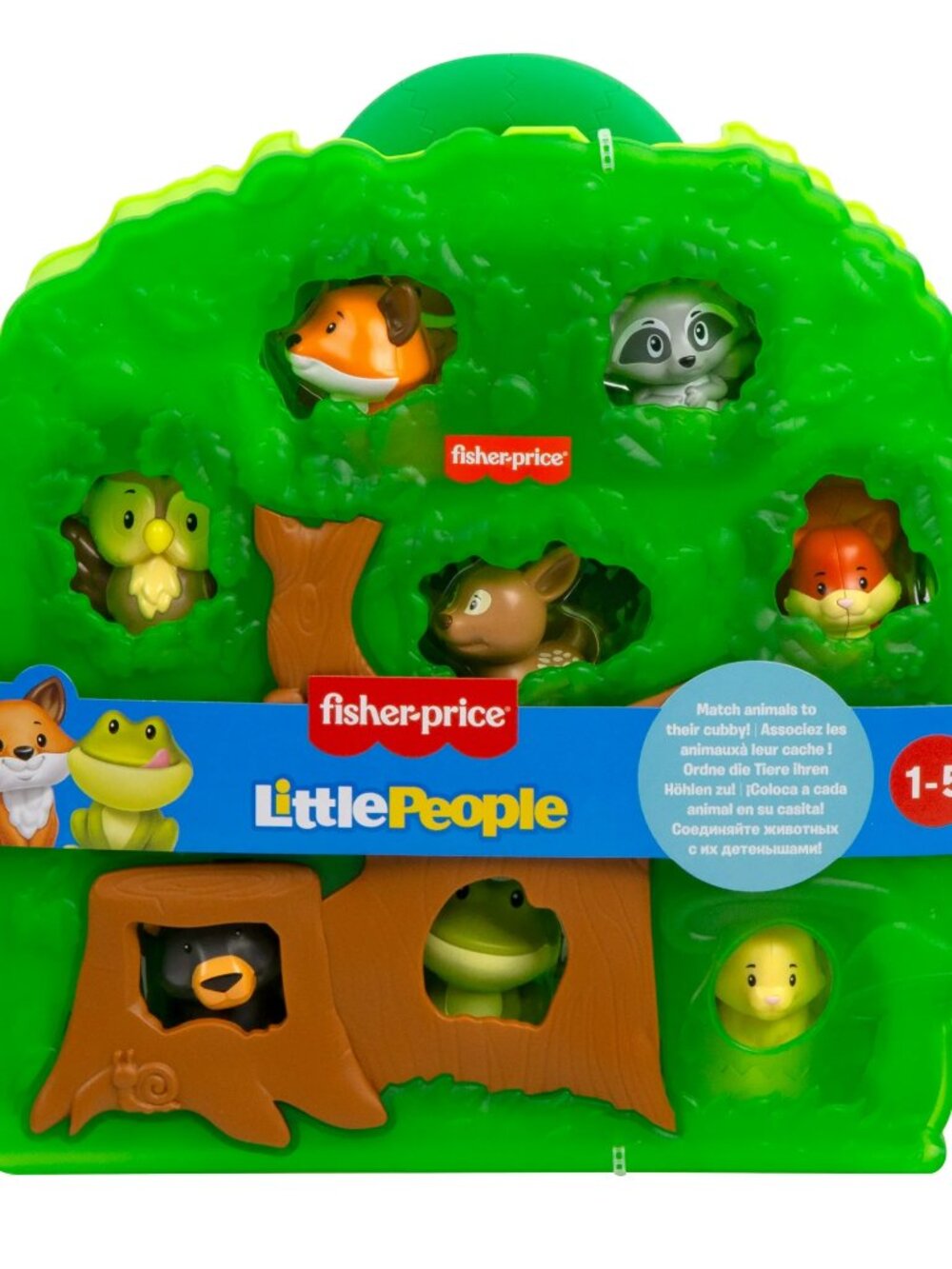 NEW! Fisher-Price Little People Forest Friends Carry Case Playset with 9 Figures - Picture 3 of 14